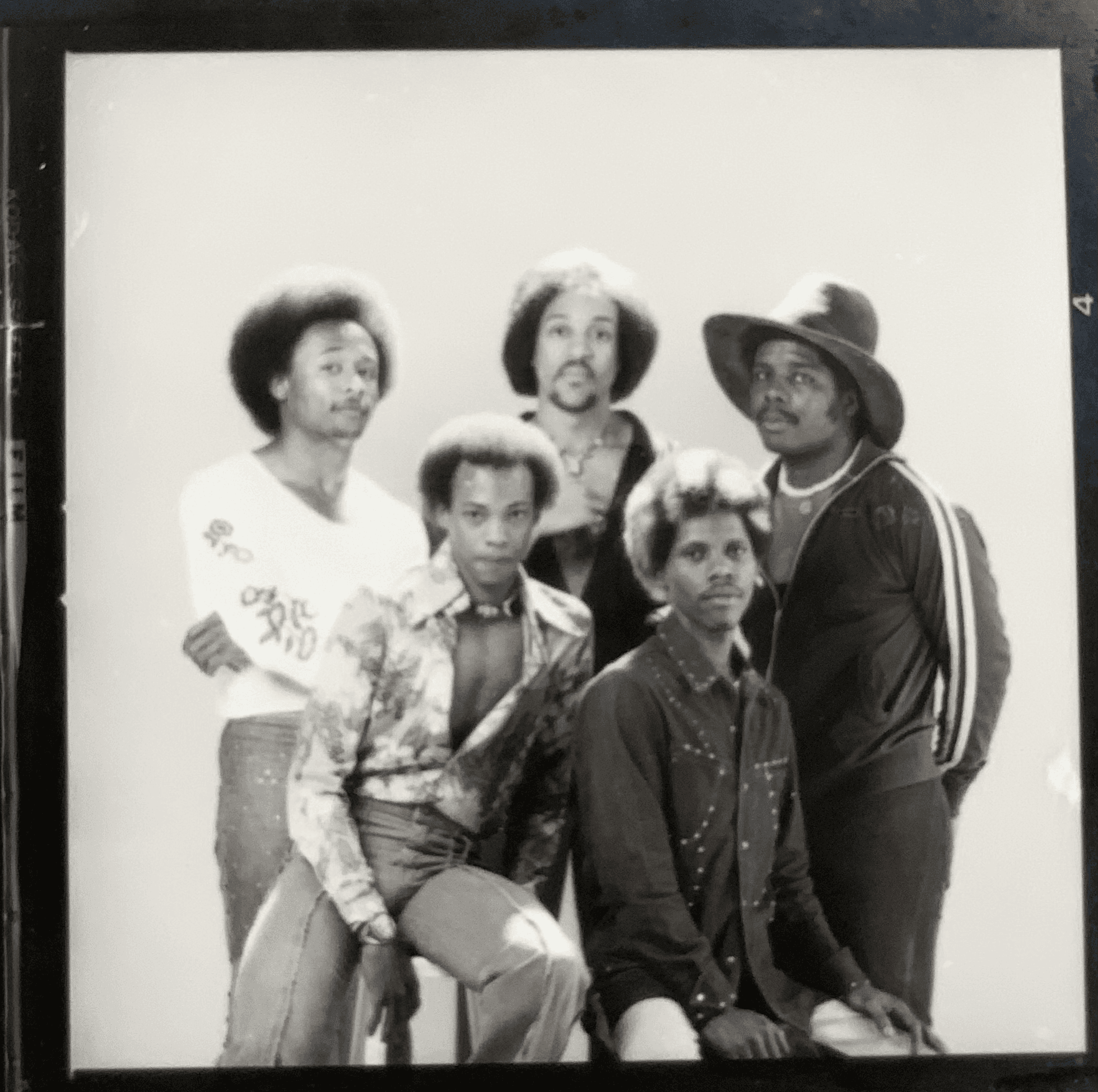 Robert D. Palmer with members of Booty People. Photograph from the Palmer family archive.