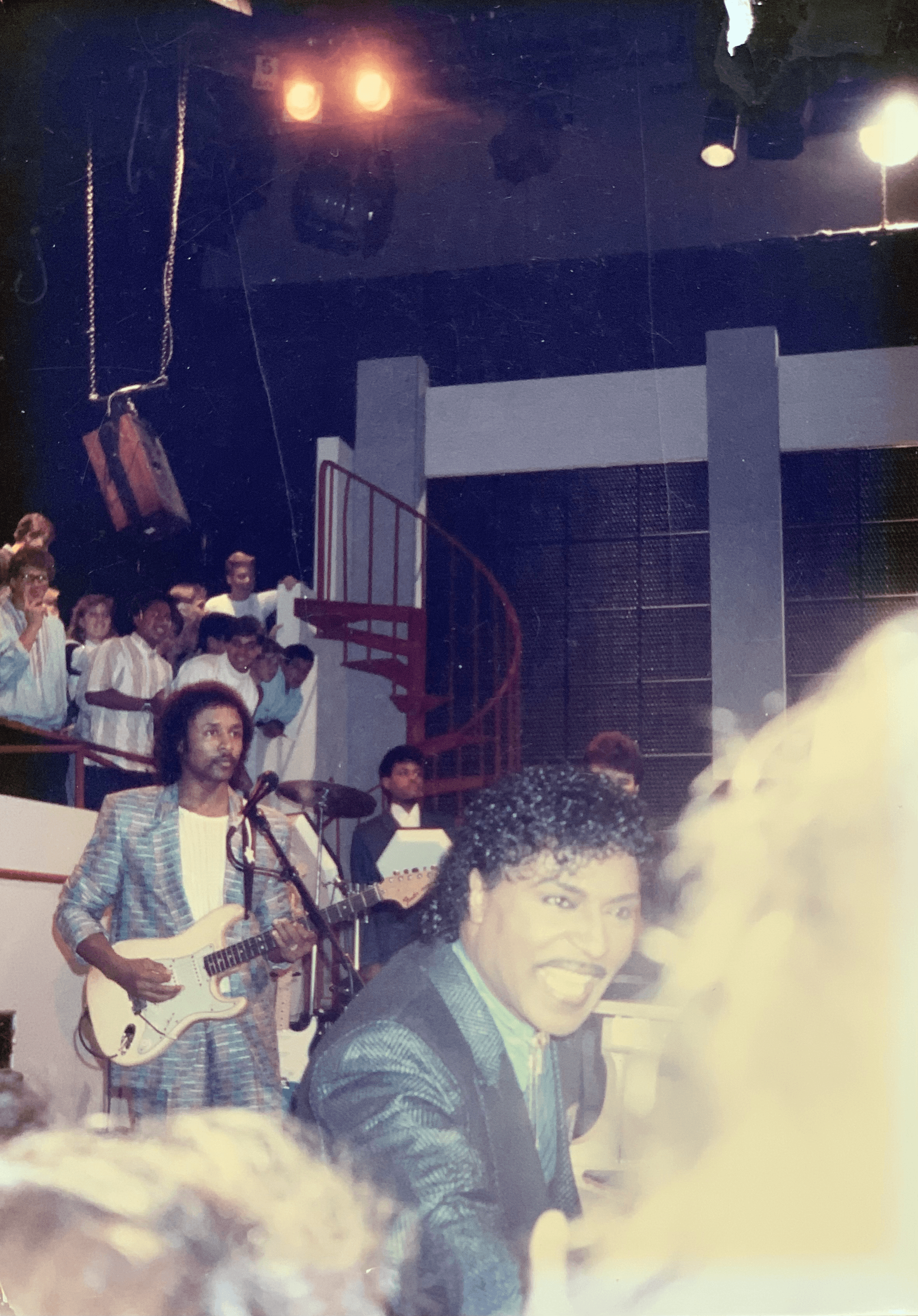 Robert D. Palmer with Little Richard. Photograph from the Palmer family archive.